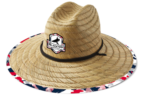 Cowboy Hat Shark Straw Hat Straw Hat Red White And Blue Shark Camo