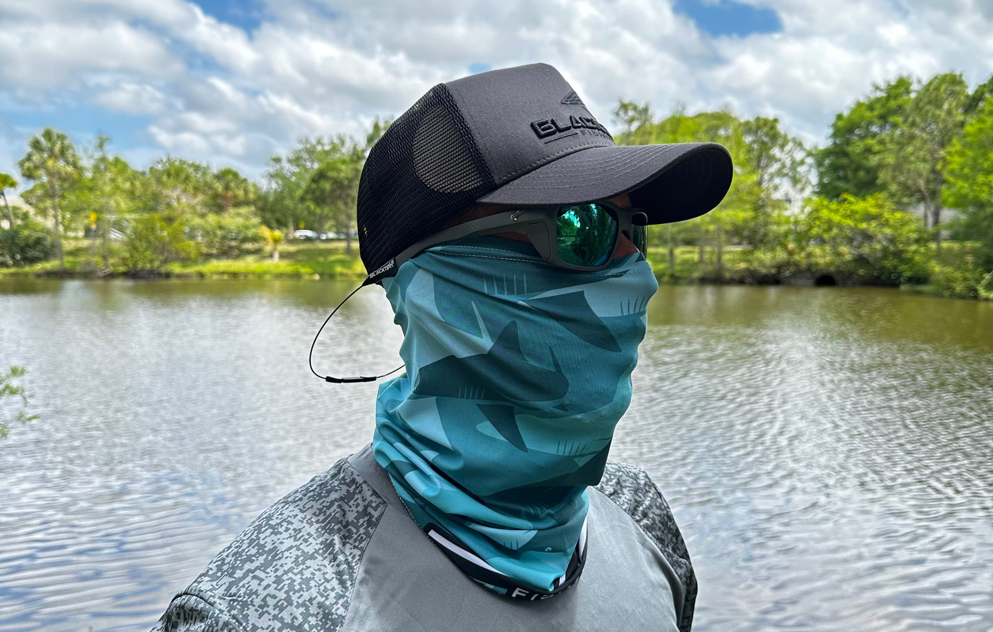 Teal Performance Face Shield