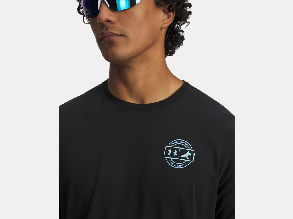 Under Armour x BlacktipH Men's Fish Species Marlin Graphic Shirt - Black