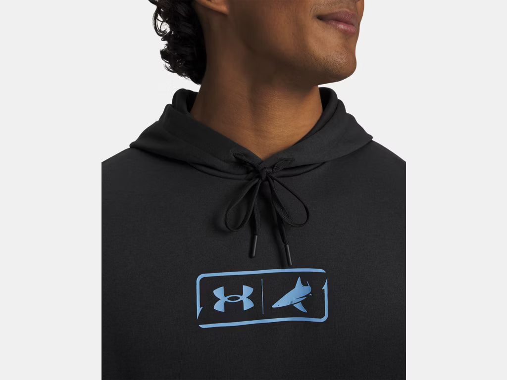 Under Armour x BlacktipH Men's Fish Pro Graphic Terry HD Hoodie - Black