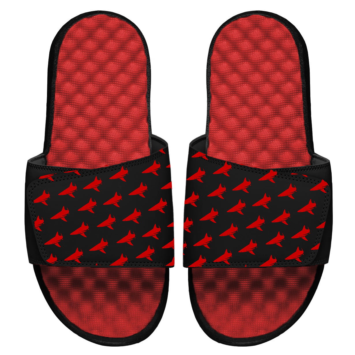 Fishing Shark Pattern Slides with EVA Midsole