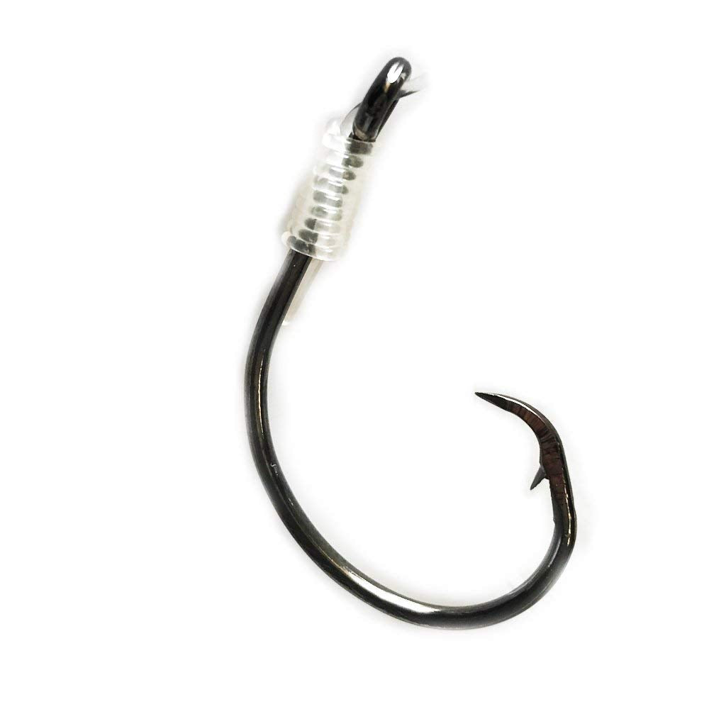 BlacktipH Live Bait Rigs with 10/0 Black Nickel Circle Hook and Premiu