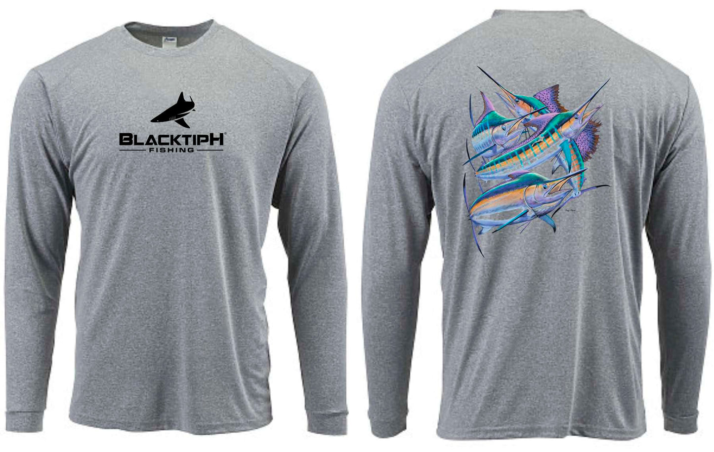 BlacktipH "Billfish World" with UPF 50+ Protection Performance Long Sleeve - ft. Carey Chen