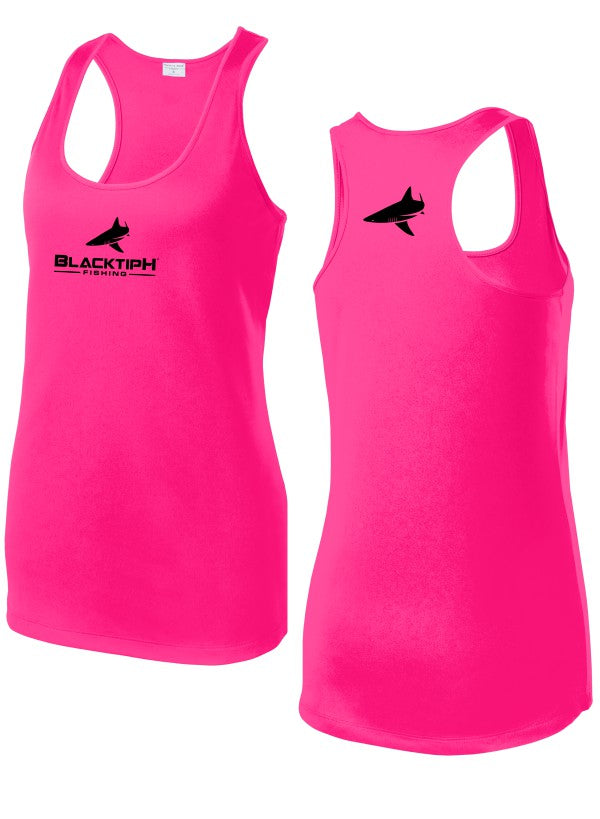BlacktipH Ladies Tank Top with 100% Polyester Interlock