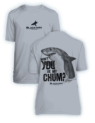 BlacktipH "Shark Chum" Youth with Polyblend Fabric Short Sleeve Shirt - ft. Steve Diossy Art