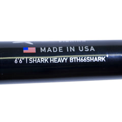 BlacktipH Shark Fishing Rod with Winthrop Terminator Butt and Carbon Fiber Wrap