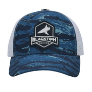 BlacktipH Performance PVC Hat - Blue Water Camo