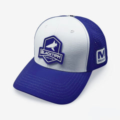 BlacktipH Mustad PVC Royal Blue Performance Snapback Hat Limited Edition