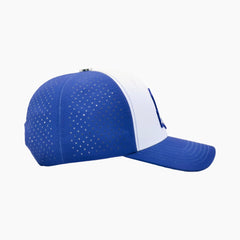 BlacktipH Mustad PVC Royal Blue Performance Snapback Hat Limited Edition