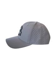 BlacktipH PVC Grey Performance Snapback Hat
