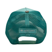 BlacktipH Snapback Hat with New Patch in Teal