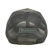 BlacktipH Snapback Hat with New Patch in Grey and White