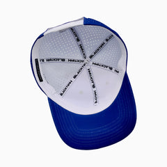 BlacktipH Mustad PVC Royal Blue Performance Snapback Hat Limited Edition