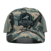 BlacktipH Performance PVC Hat - Green Camo