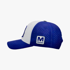 BlacktipH Mustad PVC Royal Blue Performance Snapback Hat Limited Edition