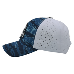 BlacktipH Performance PVC Hat - Blue Water Camo