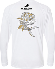 BlacktipH "Mechanical Mahi" with UPF 50+ Protection Performance Long Sleeve