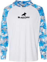 BlacktipH Camo Reels and Rods Hoodies with UPF 50+ protection