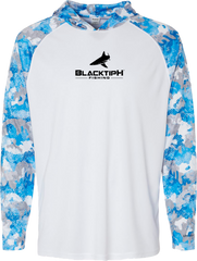 BlacktipH Camo Reels and Rods Hoodies with UPF 50+ protection