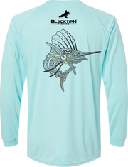 BlacktipH "Mechanical Sailfish" with UPF 50+ Protection Performance Long Sleeve