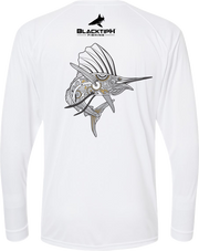 BlacktipH "Mechanical Sailfish" with UPF 50+ Protection Performance Long Sleeve