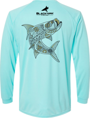 BlacktipH "Mechanical Tarpon" with UPF 50+ Protection Performance Long Sleeve