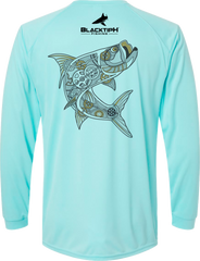 BlacktipH "Mechanical Tarpon" with UPF 50+ Protection Performance Long Sleeve