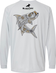 BlacktipH "Mechanical Tarpon" with UPF 50+ Protection Performance Long Sleeve