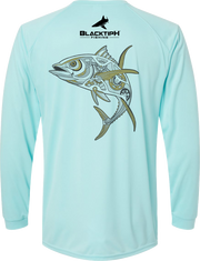 BlacktipH "Mechanical Tuna" with UPF 50+ Protection Performance Long Sleeve