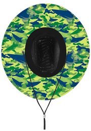 BlacktipH Straw Hat - Mahi Camo - Black