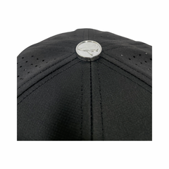BlacktipH PVC Midnight Black Performance Snapback Hat