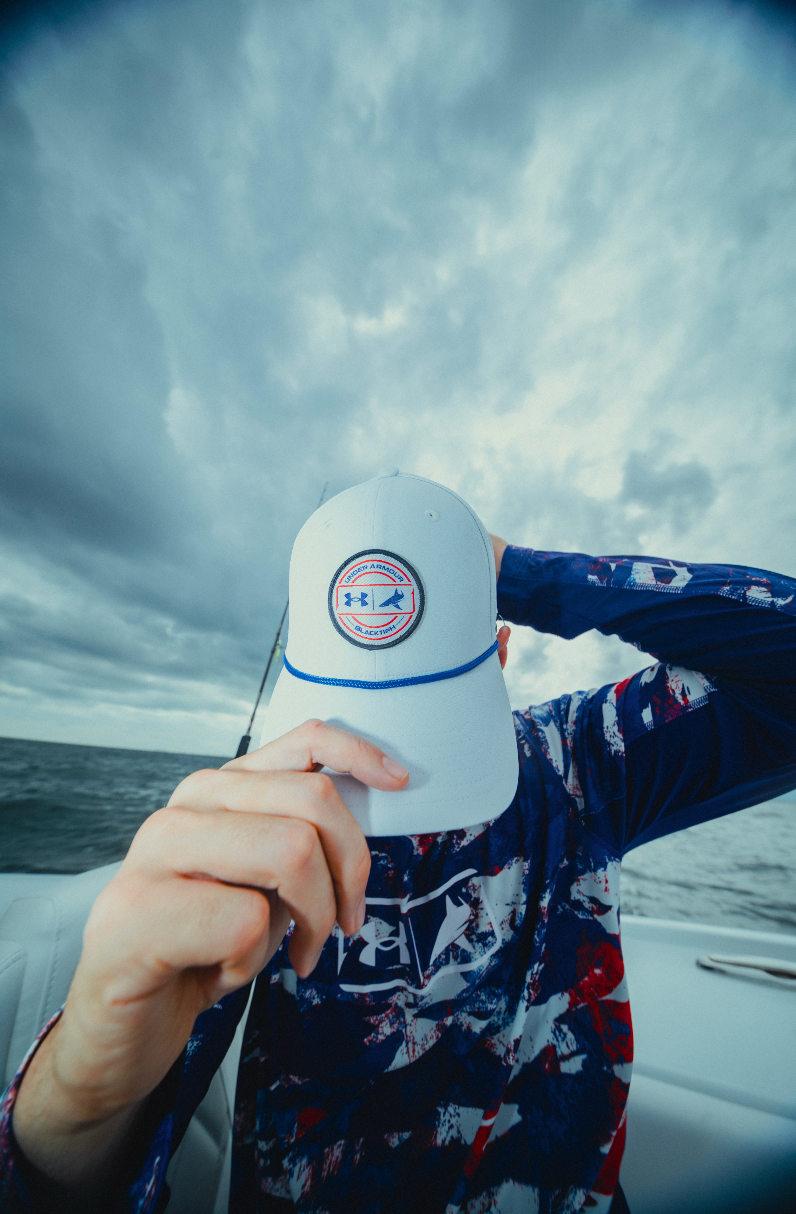 Under Armour x BlacktipH Men’s Fish Mid Adjustable Hat - Halo Gray