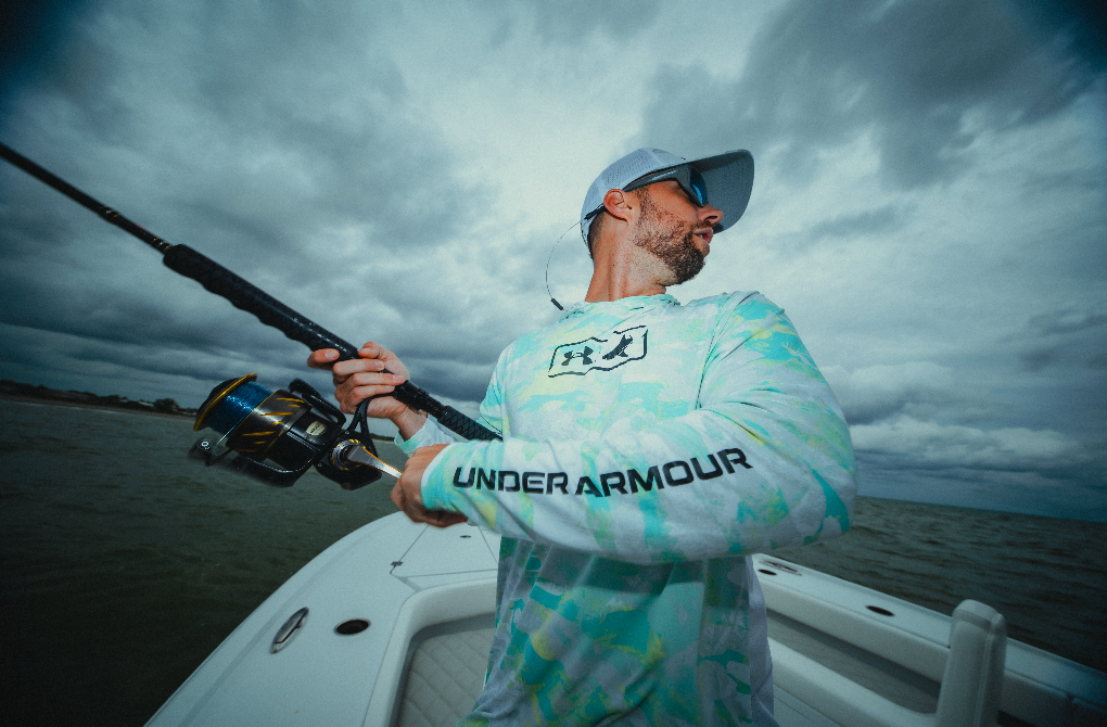 Under Armour x BlacktipH Men’s Fish Pro Camo Performance Hoodie - White