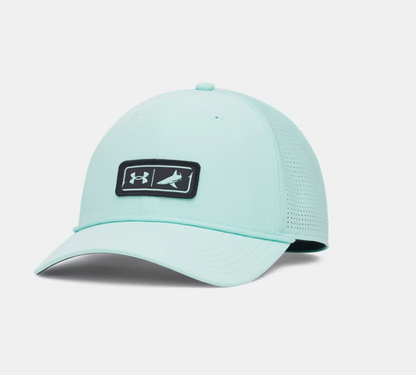 Under Armour x BlacktipH Men’s Fish Mid Adjustable Hat - Neo Turquoise