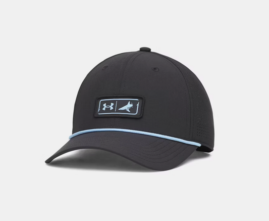 Under Armour x BlacktipH Men’s Fish Mid Adjustable Hat - Black