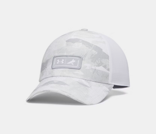 Under Armour x BlacktipH Men’s Fish Mid Trucker Hat - Grey