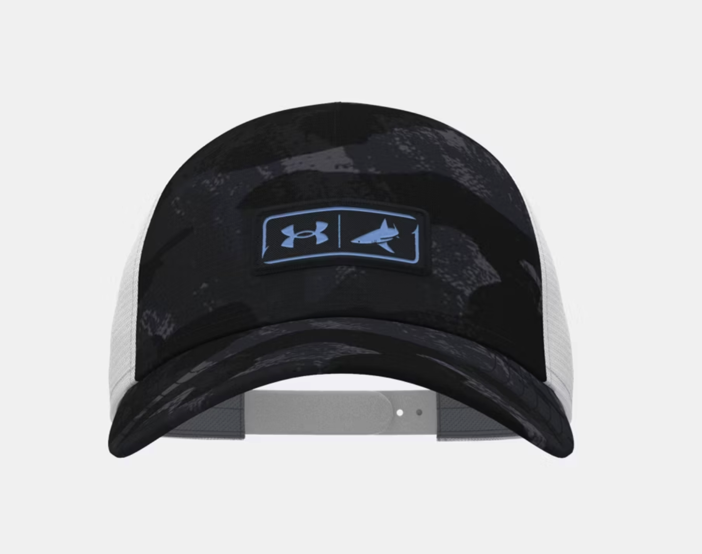 Under Armour x BlacktipH Men’s Fish Mid Trucker Hat - Black
