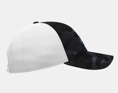 Under Armour x BlacktipH Men’s Fish Mid Trucker Hat - Black