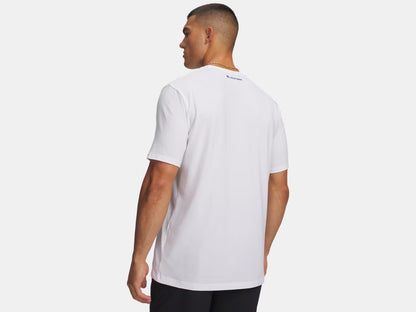 Under Armour x BlacktipH Men's Fish Species USA Graphic Shirt Back - White - BlacktipH
