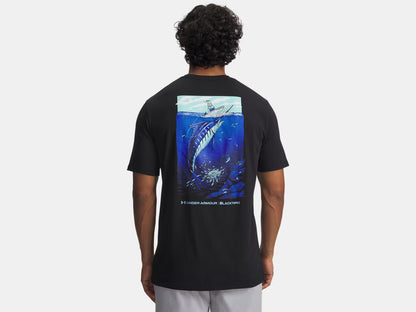 Under Armour x BlacktipH Men's Fish Species Marlin Graphic Shirt - Black