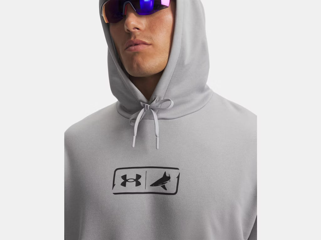 Under Armour x BlacktipH Men's Fish Pro Graphic Terry HD Hoodie - Grey