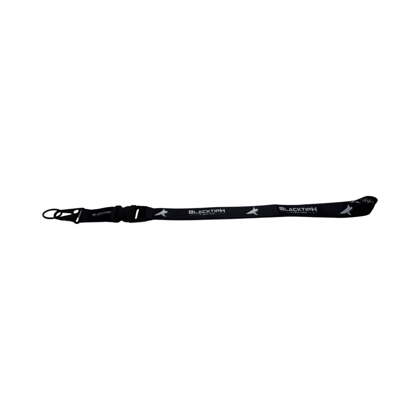 Black Lanyard with Crane clip - BlacktipH