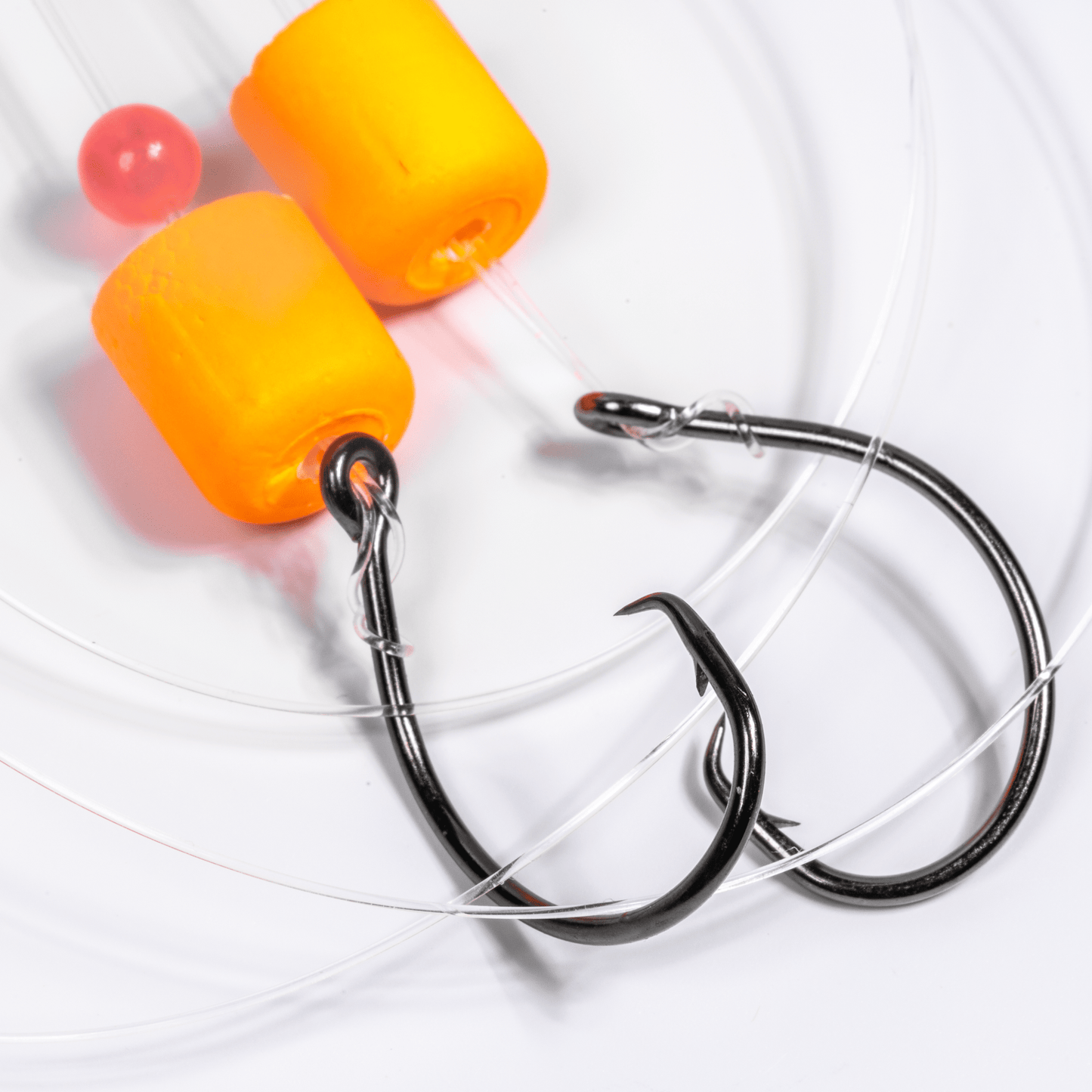 BlacktipH Double Hook Surf Fishing Rig (6 Pack) | Pompano & Whiting Rig - BlacktipH