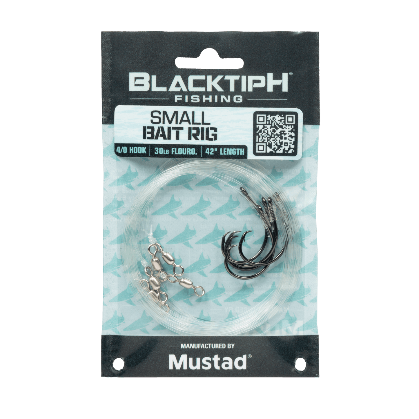 BlacktipH Small Live Bait Rigs (5 Pack) | 30lb Fluorocarbon & 5/0 Circle Hooks - BlacktipH