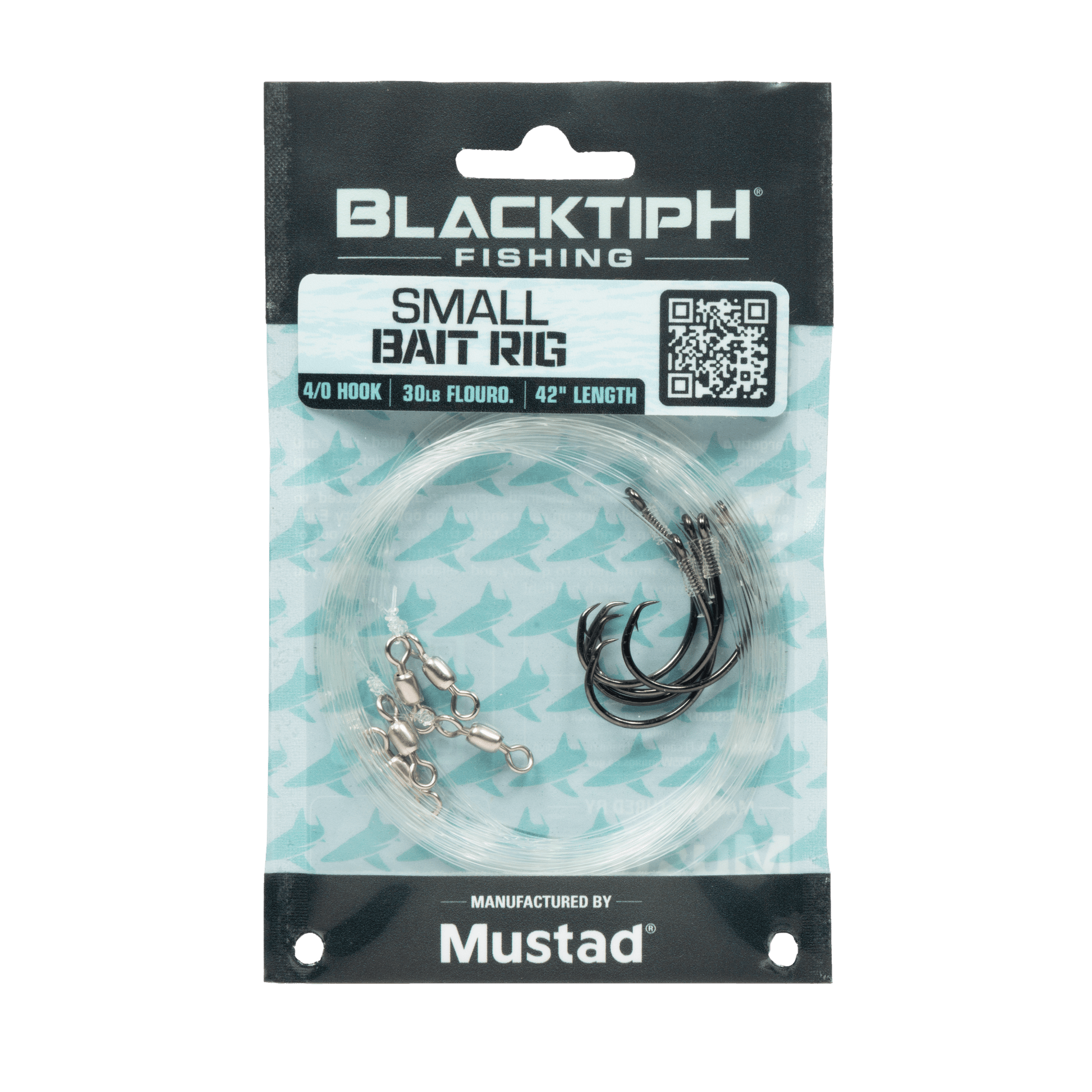 BlacktipH Small Live Bait Rigs (5 Pack) | 30lb Fluorocarbon & 5/0 Circle Hooks - BlacktipH