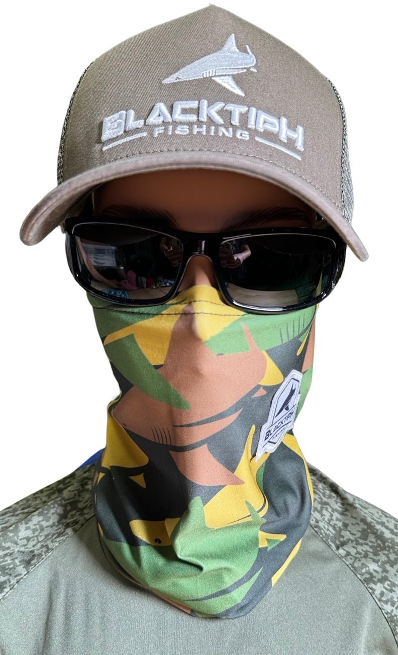 Camo Performance Face Shield - BlacktipH