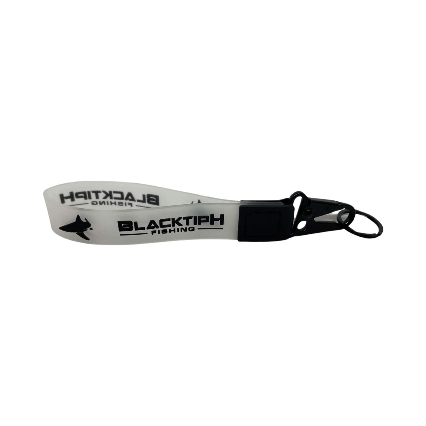 Frosted PVC Lanyard with Crane clip - BlacktipH