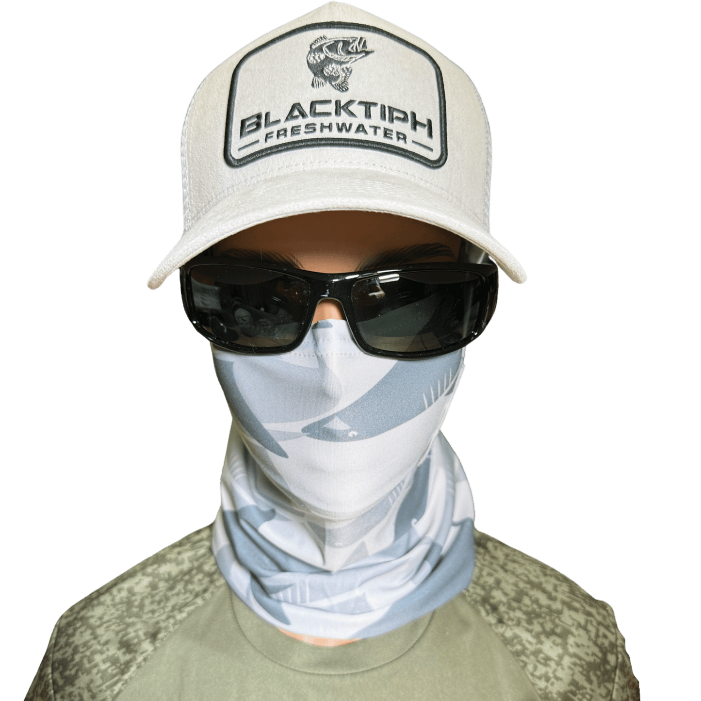 Gray Performance Face Shield - BlacktipH