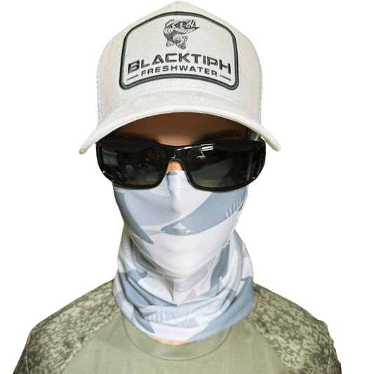 Gray Performance Face Shield - BlacktipH