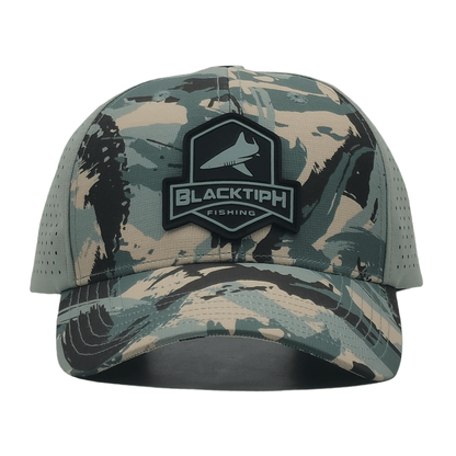 Green Camo Performance PVC Hat - BlacktipH